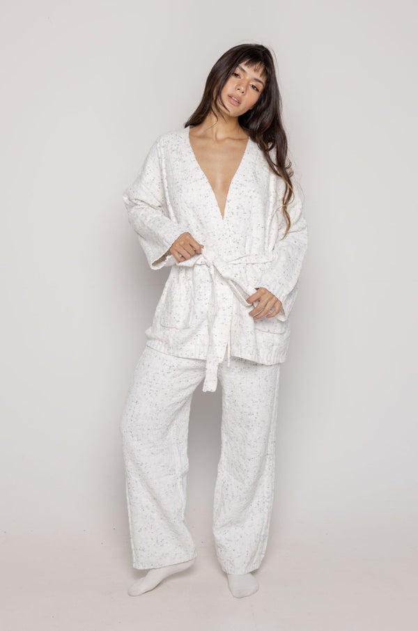 Aloe silk Azure Robe