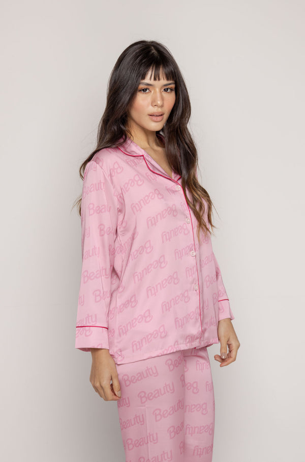 Alice Beauty satin long pj set