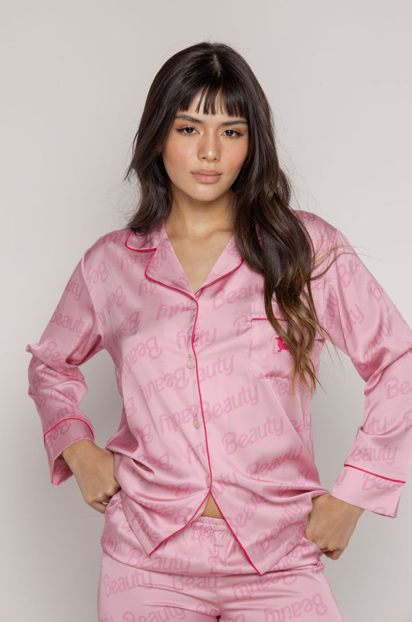 Alice Beauty satin long pj set